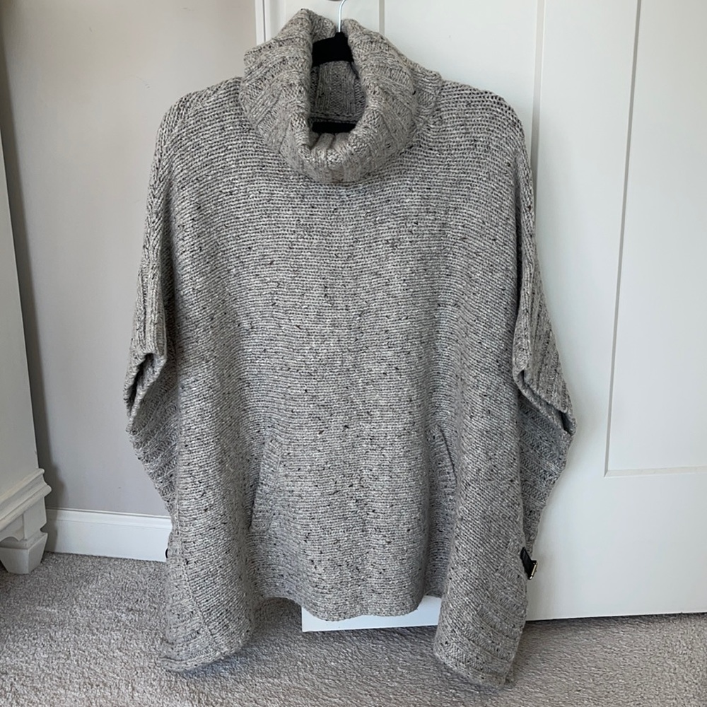 NWOT Cowlnwck Cynthia Rowley Poncho Sweater